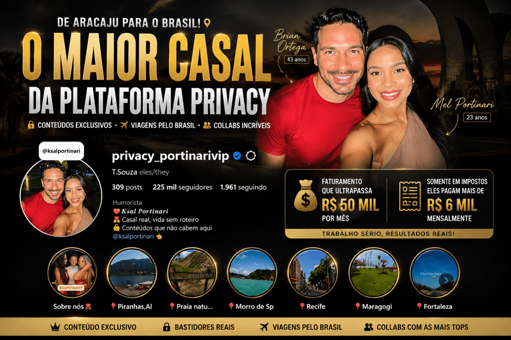 Casal de Salvador se consolida como um dos maiores nomes da Privacy no&nbsp;Brasil